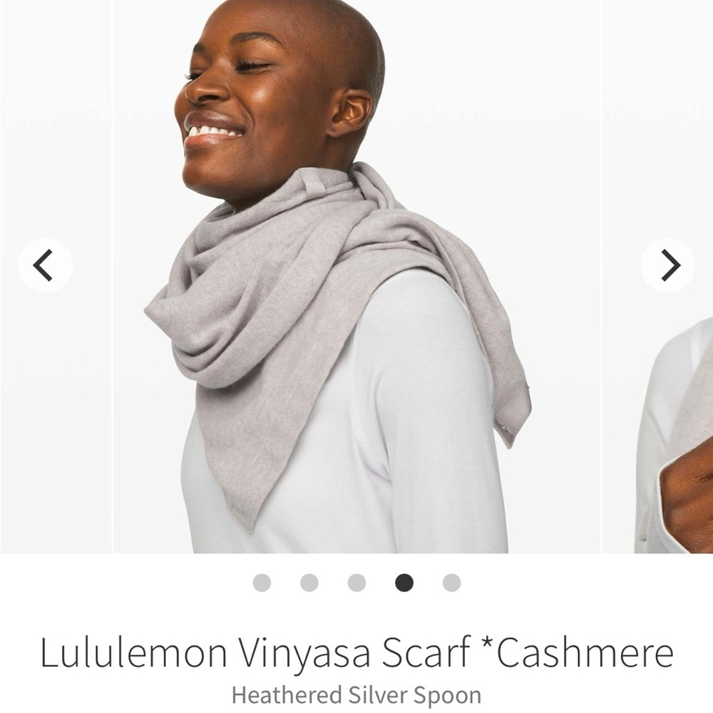 NWT Lululemon Cashmere Vinyasa Scarf